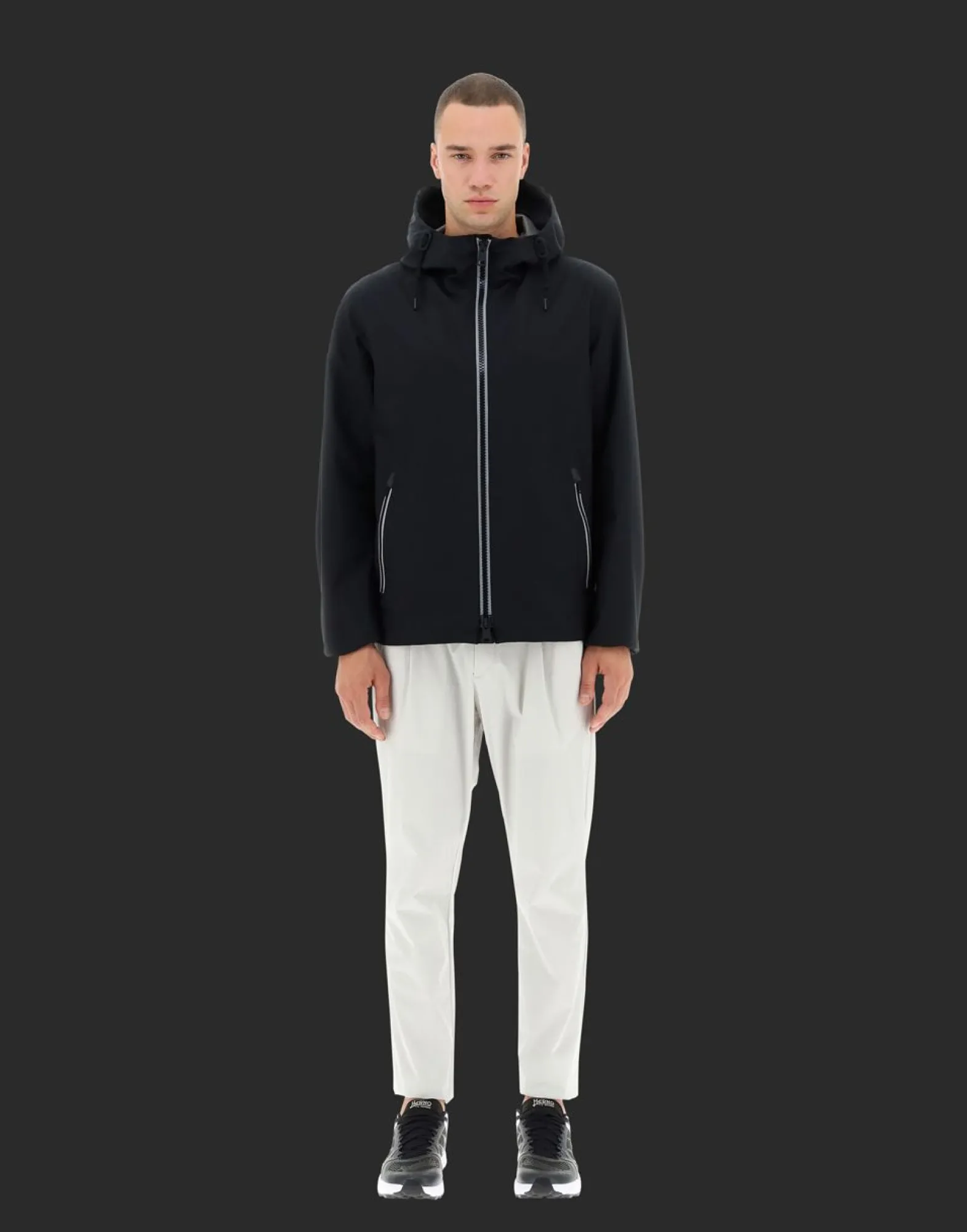 Herno Laminar Bomber Jacket In Gore-Tex Paclite® Shell With Mesh Details