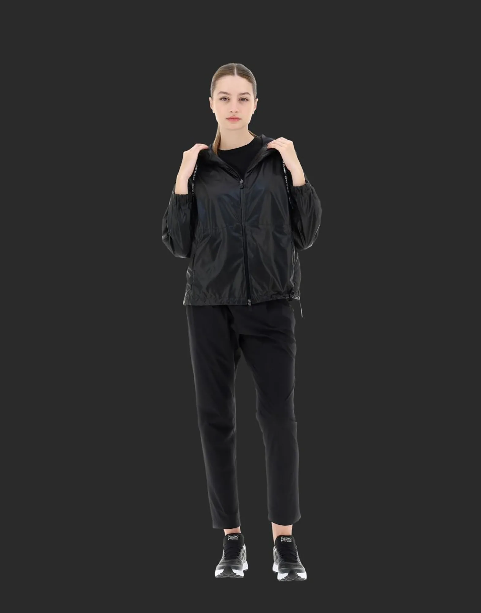 Herno Laminar Cape In Rubber Ripstop