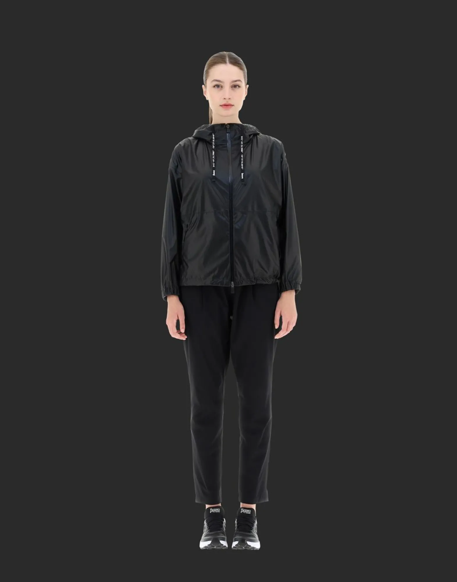Herno Laminar Cape In Rubber Ripstop