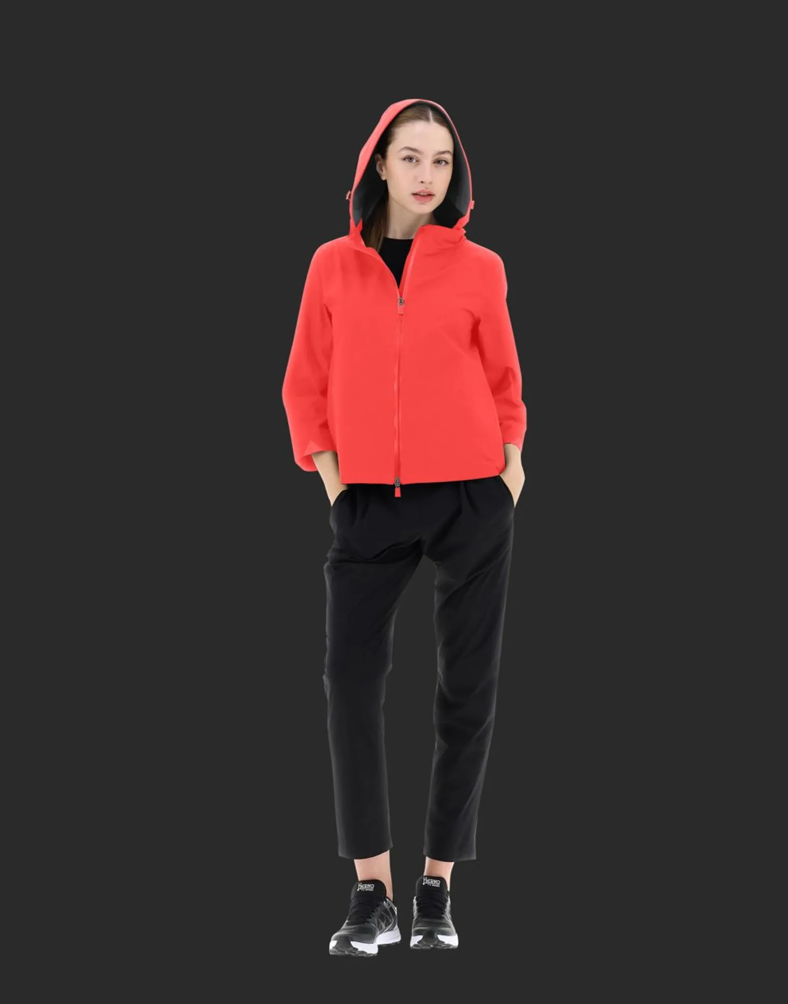 Herno Laminar Cape Jacket In Gore-Tex Paclite® Shell