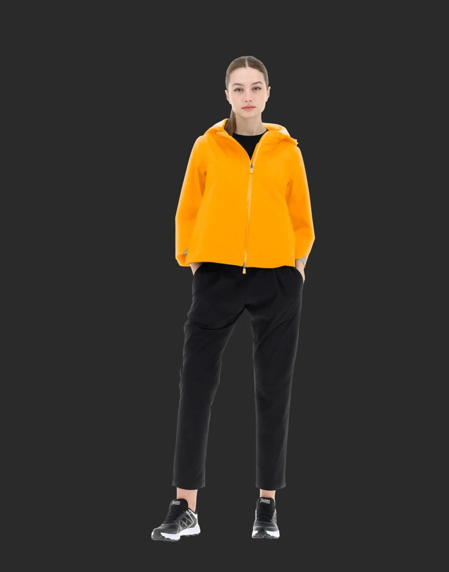 Herno Laminar Cape Jacket In Gore-Tex Paclite® Shell