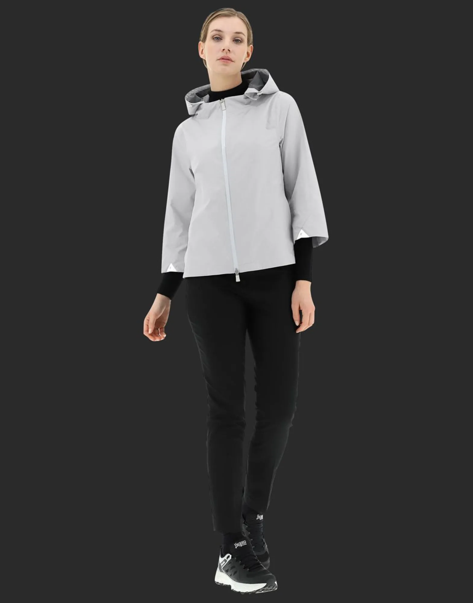 Herno Laminar Cape Jacket In Gore-Tex Paclite® Shell