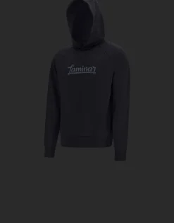 Herno Laminar Cotton Sweater Hoodie With Logo