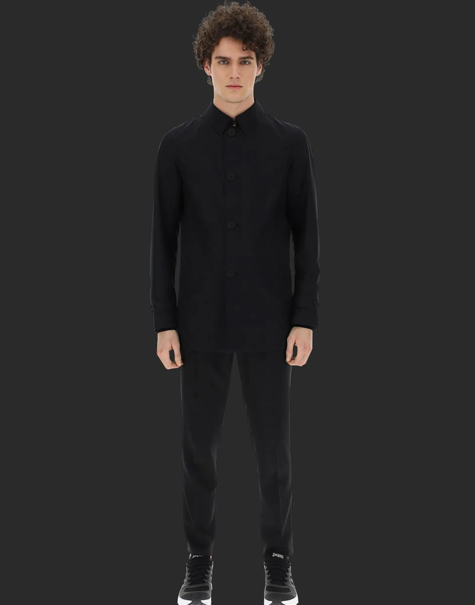 Herno Laminar 2Layer Raincoat With Bucket Hat