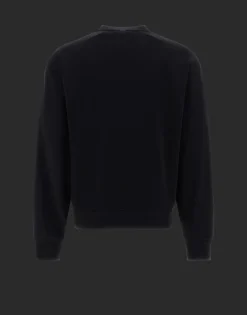 Herno Laminar Sweatshirt In Cotton Sweater With Nylon Details