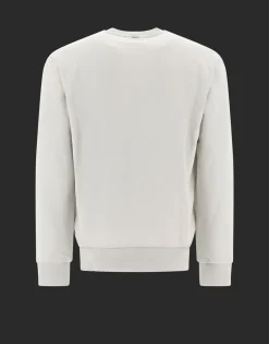 Herno Laminar Sweatshirt In Cotton Sweater With Nylon Details