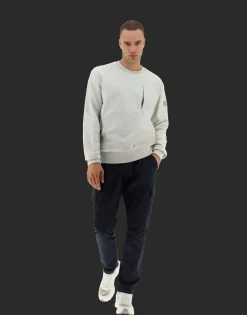 Herno Laminar Sweatshirt In Cotton Sweater With Nylon Details