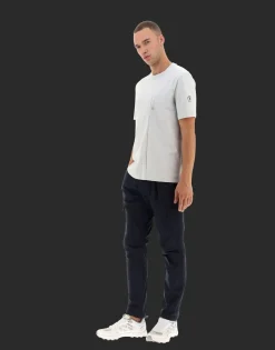 Herno Laminar T-Shirt In Compact Jersey With Nylon Details