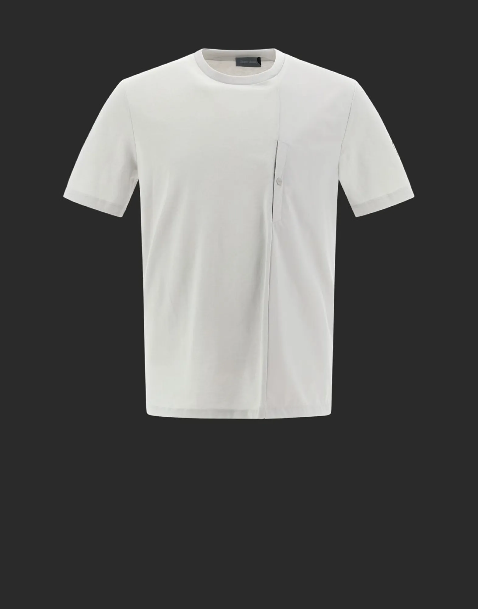 Herno Laminar T-Shirt In Compact Jersey With Nylon Details