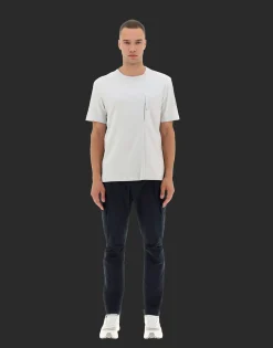Herno Laminar T-Shirt In Compact Jersey With Nylon Details