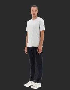Herno Laminar T-Shirt In Compact Jersey With Nylon Details