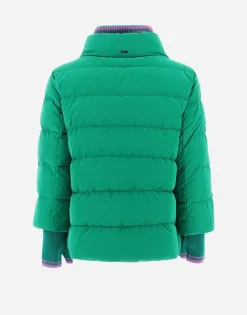 Herno Mat Glaze Cape Jacket