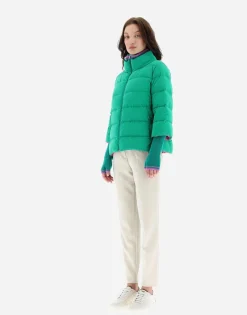 Herno Mat Glaze Cape Jacket