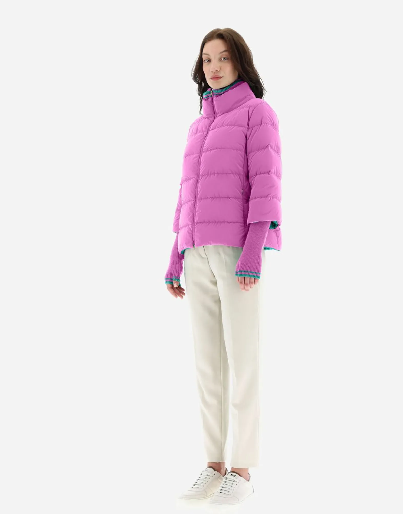Herno Mat Glaze Cape Jacket
