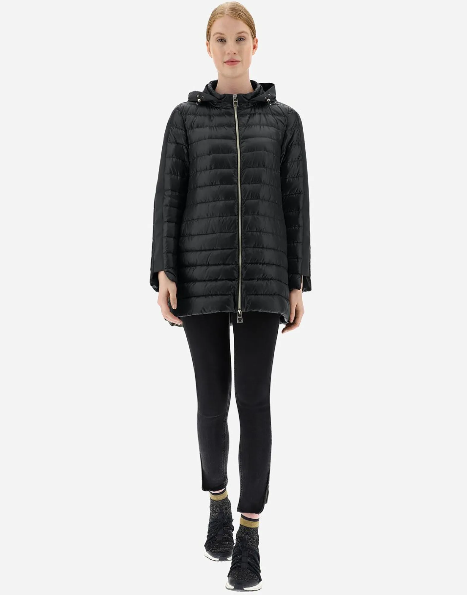 Herno Nylon Ultralight A-Shape With Shantung Details