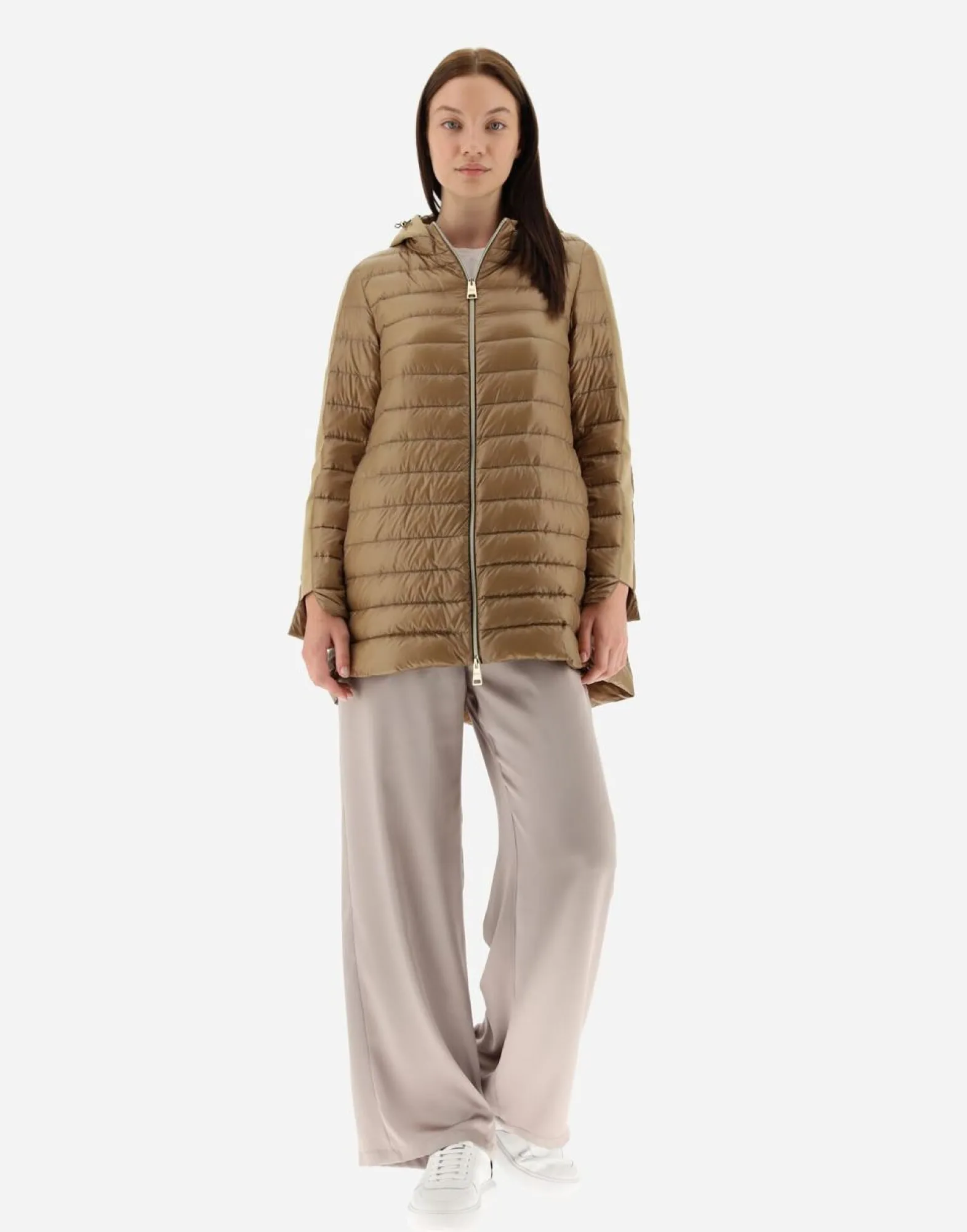 Herno Nylon Ultralight A-Shape With Shantung Details