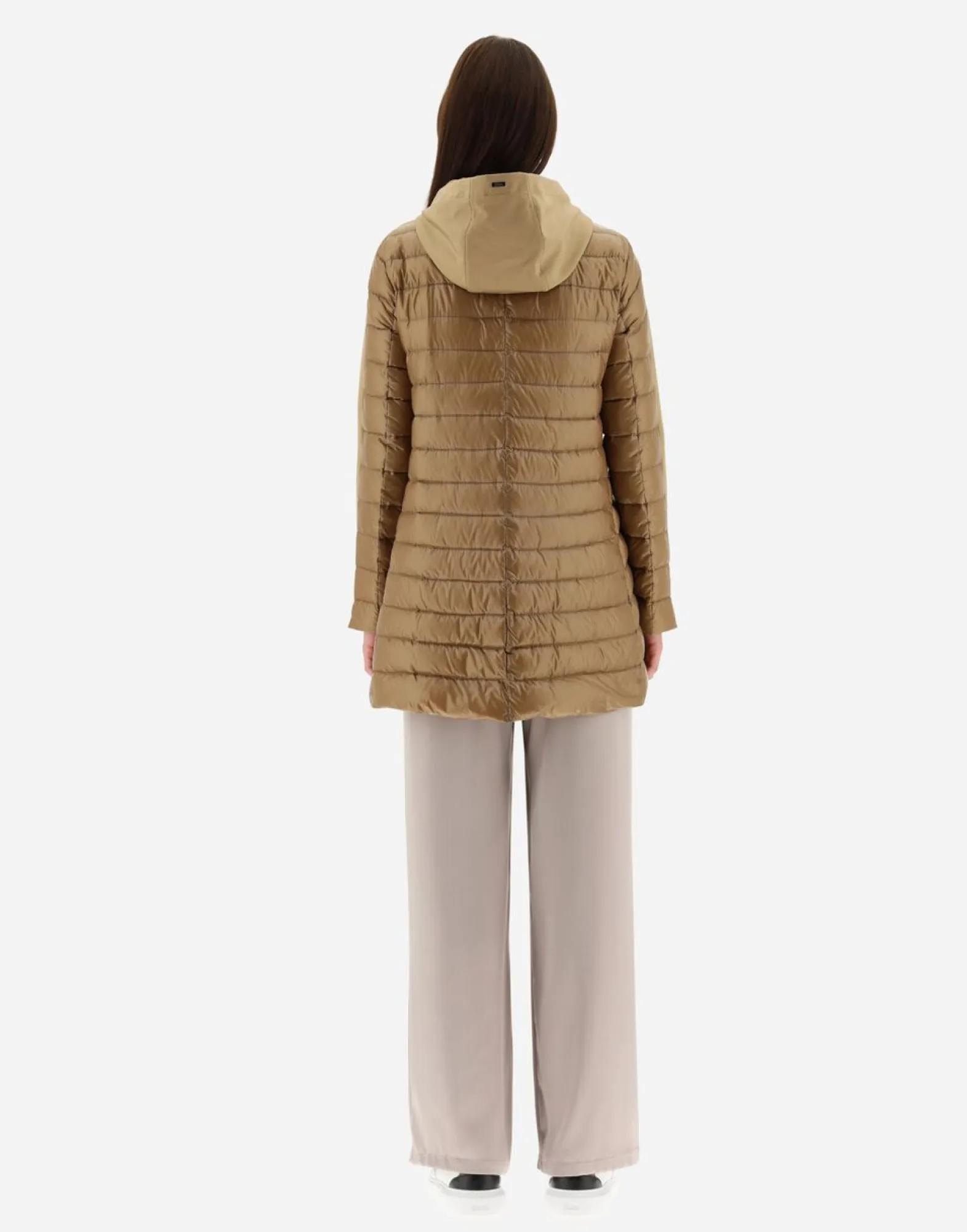 Herno Nylon Ultralight A-Shape With Shantung Details