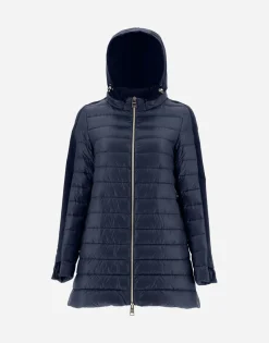 Herno Nylon Ultralight A-Shape With Shantung Details