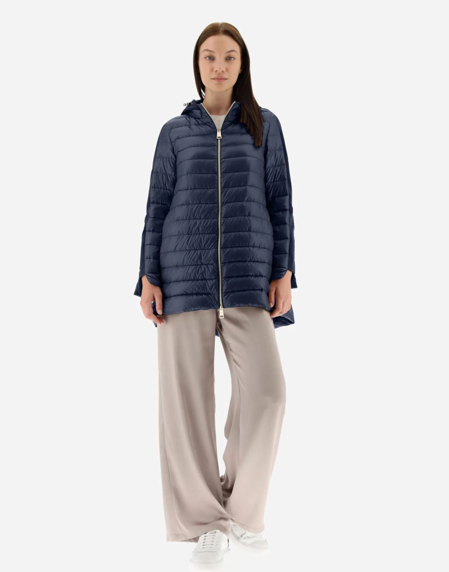 Herno Nylon Ultralight A-Shape With Shantung Details