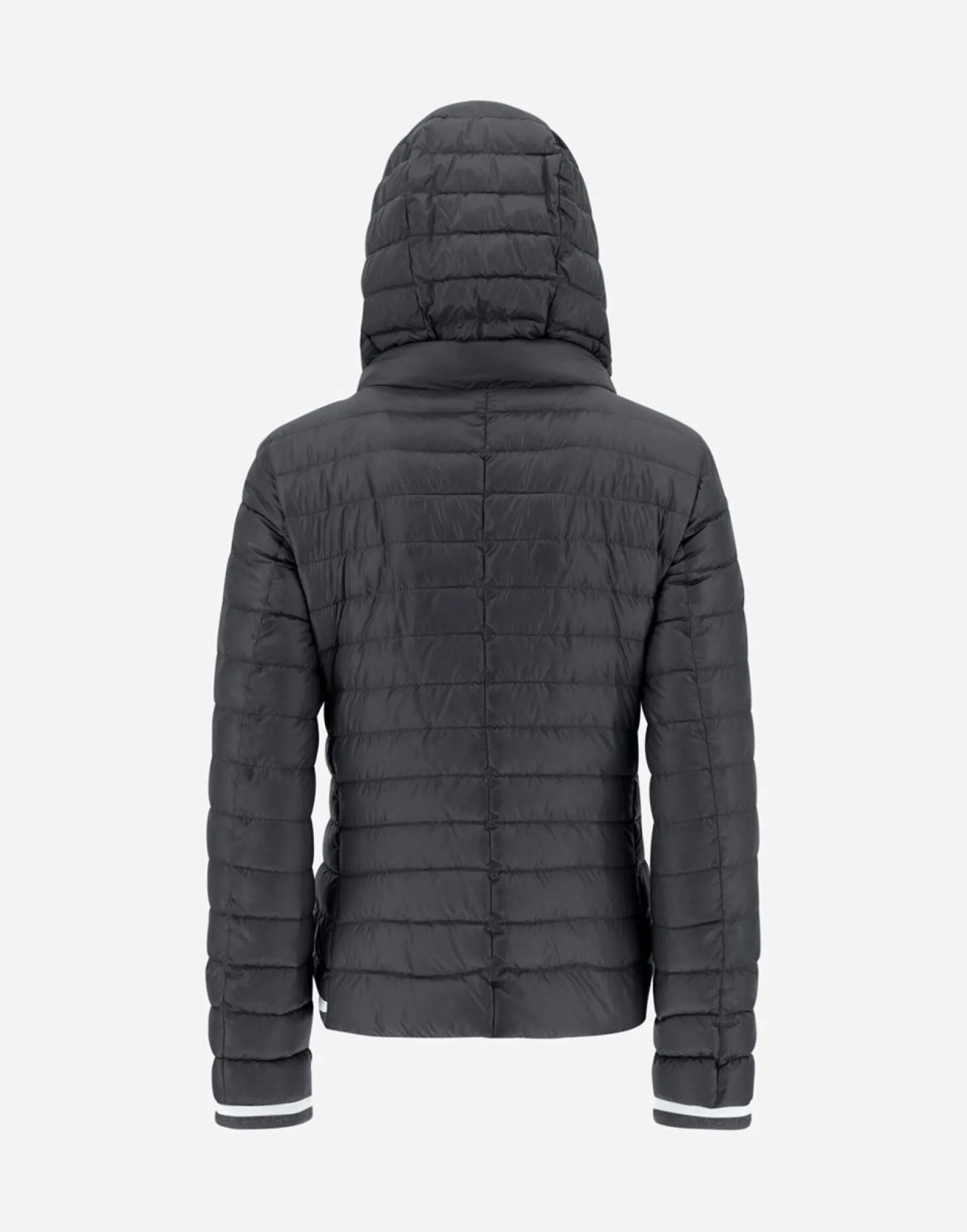 Herno Nylon Ultralight Bomber With Lurex Sweater