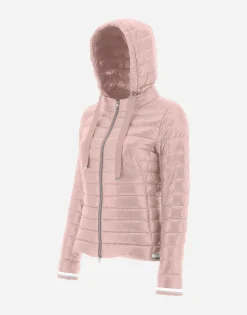 Herno Nylon Ultralight Bomber With Lurex Sweater