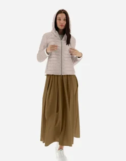 Herno Nylon Ultralight Bomber With Lurex Sweater