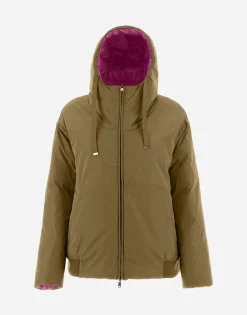 Herno Nylon Ultralight Reversible New Techno Taffeta Bomber