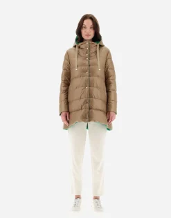 Herno Nylon Ultralight Reversible New Techno Taffeta A-Shape Jacket