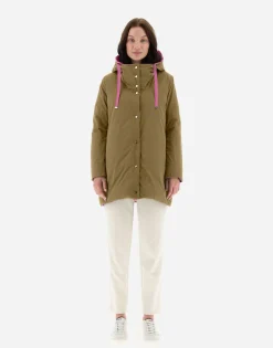 Herno Nylon Ultralight Reversible New Techno Taffeta A-Shape Jacket