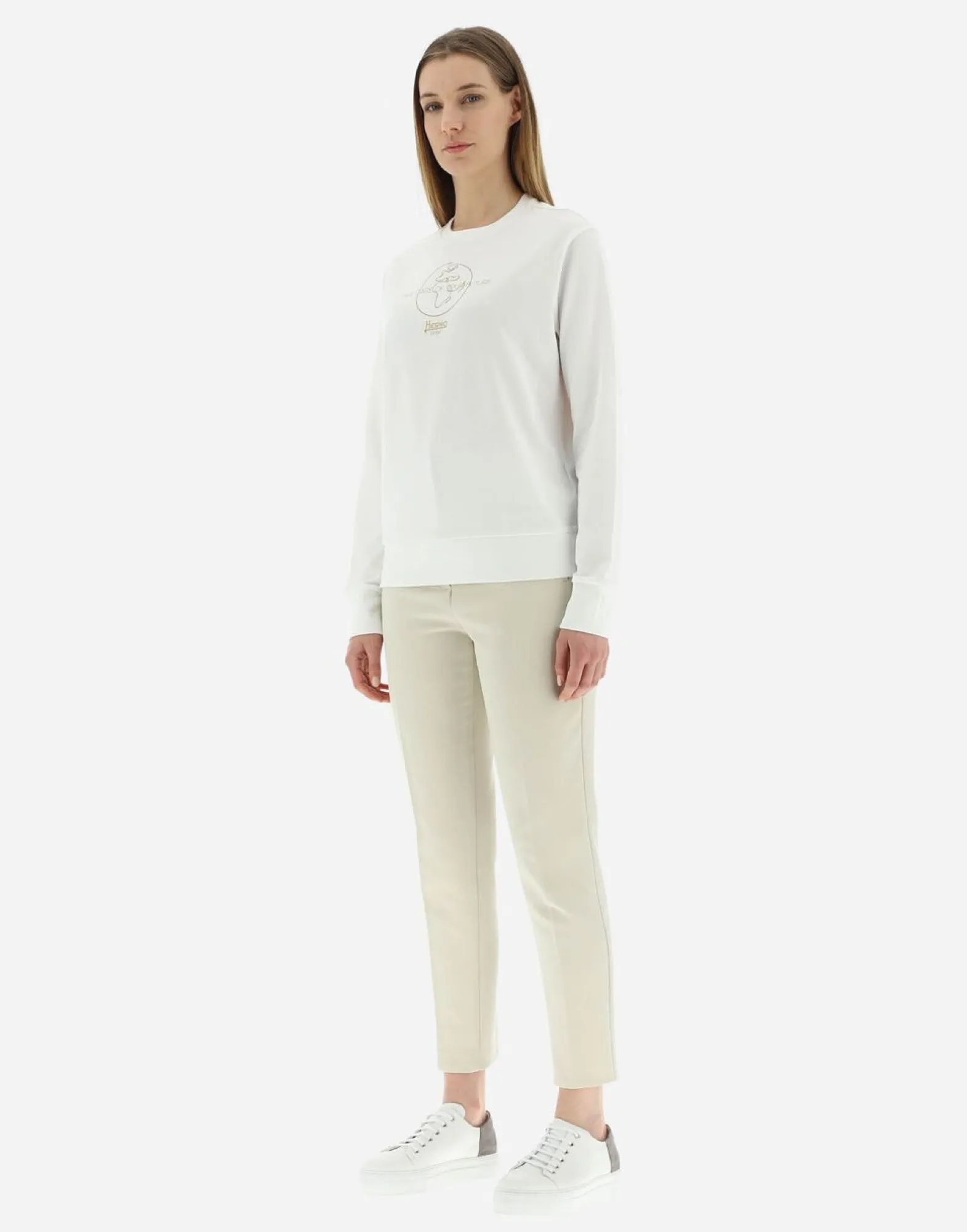 Herno Online Exclusive Gots Cotton Heavy Jersey Unisex Sweatshirt