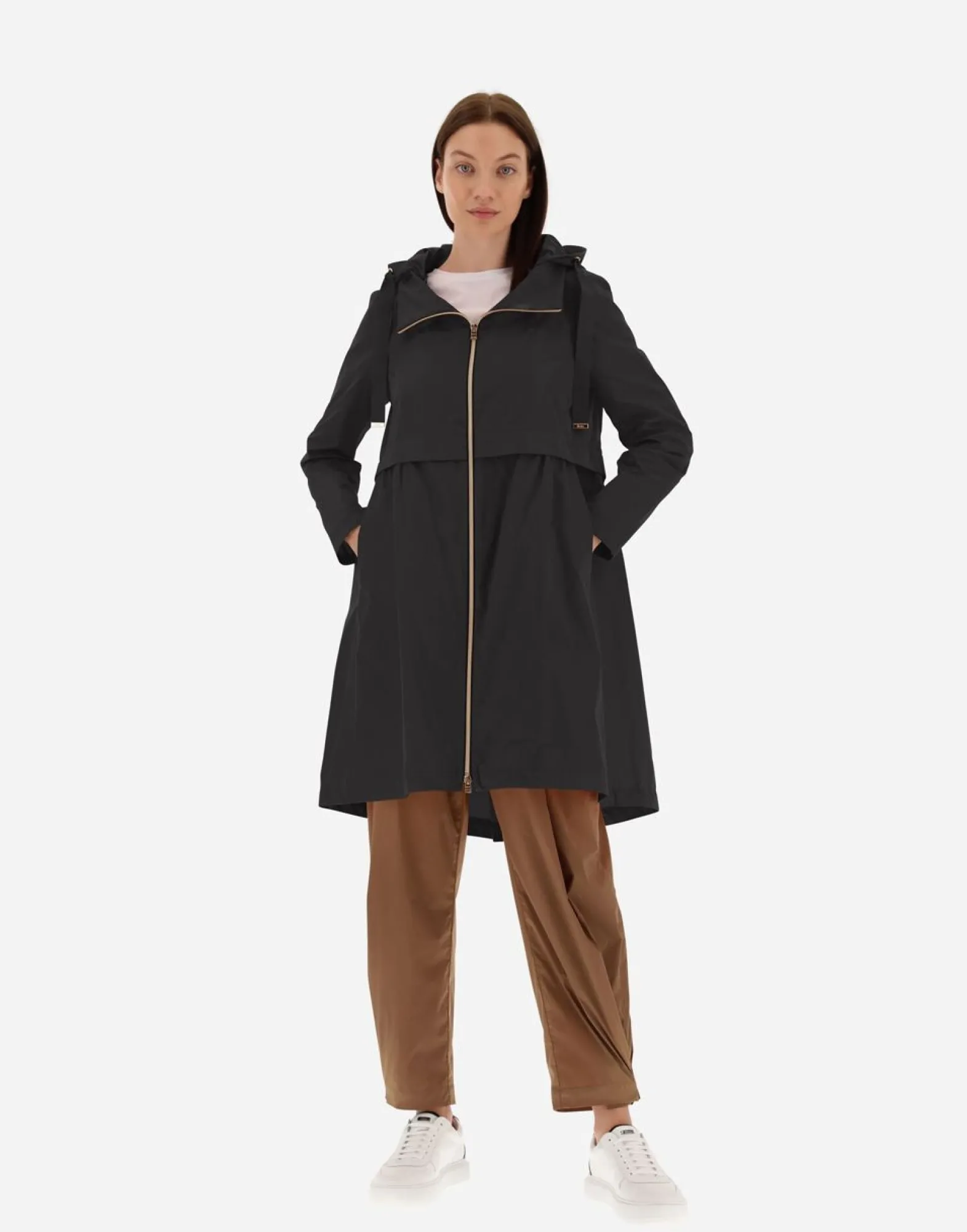 Herno Parka In New Techno Taffeta
