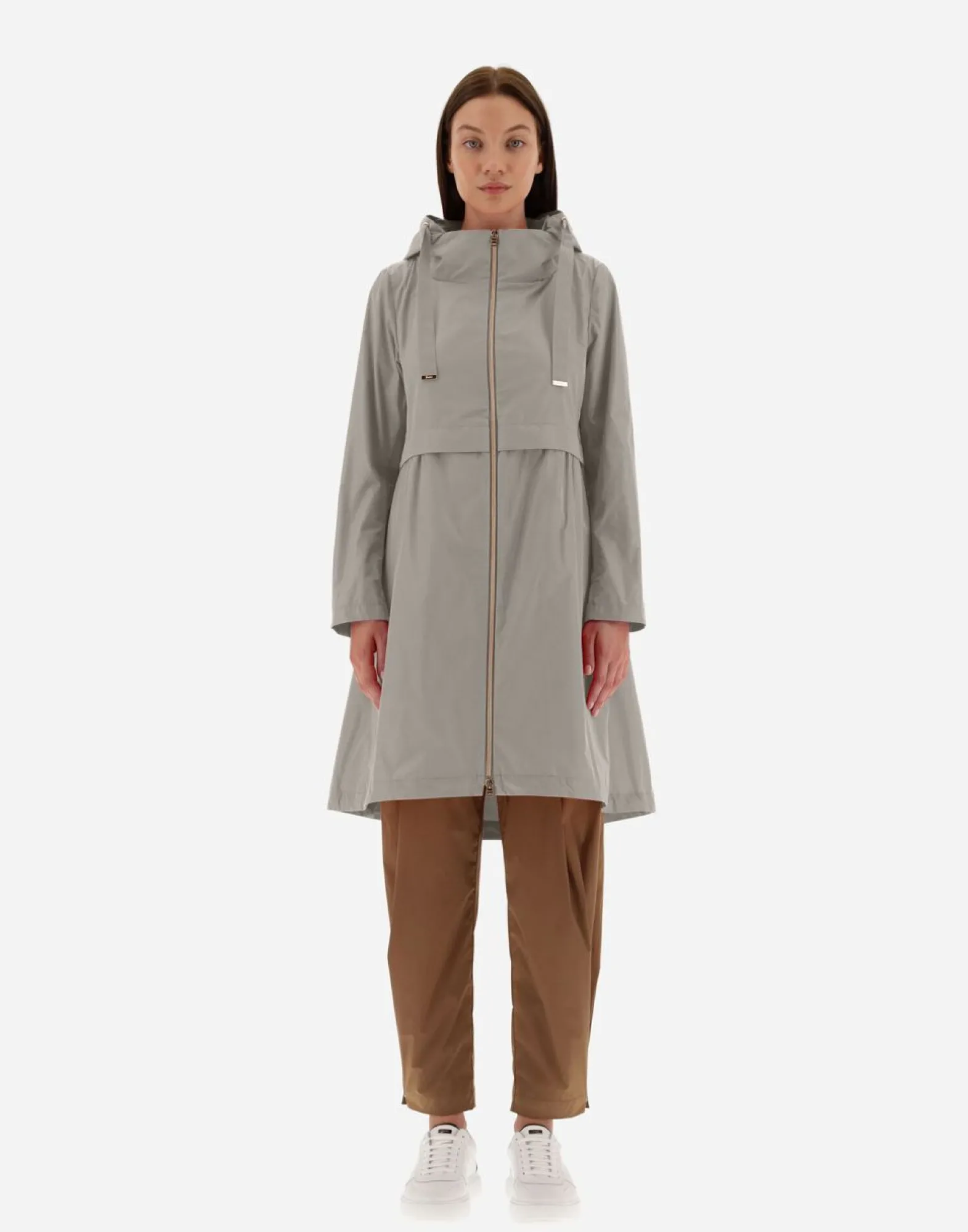 Herno Parka In New Techno Taffeta