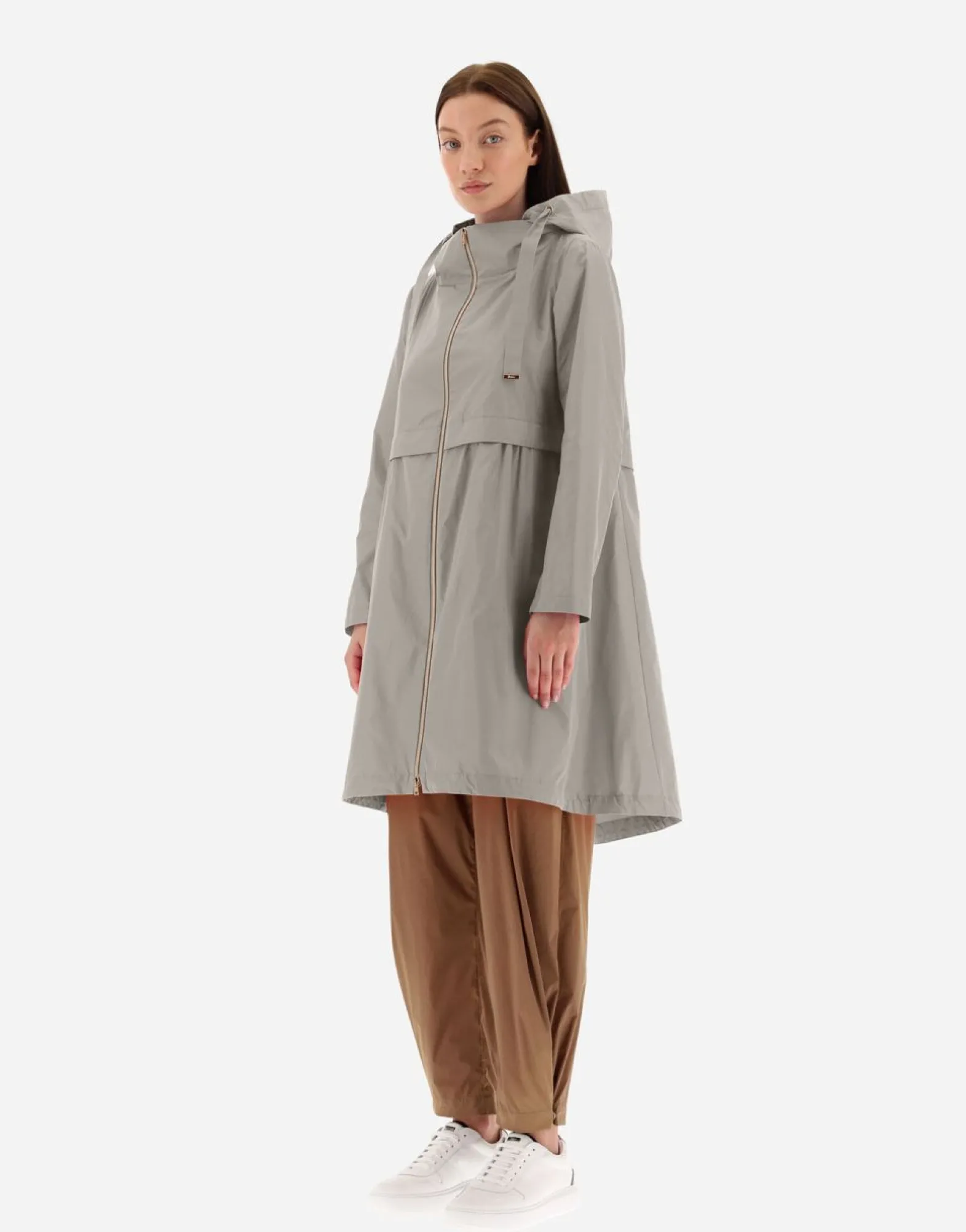 Herno Parka In New Techno Taffeta