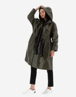 Herno Parka In Techno Paper