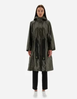 Herno Parka In Techno Paper