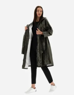 Herno Parka In Techno Paper