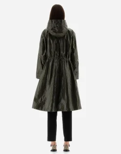 Herno Parka In Techno Paper