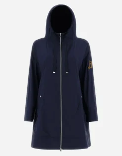 Herno Parka Jacket In Light Nylon Stretch