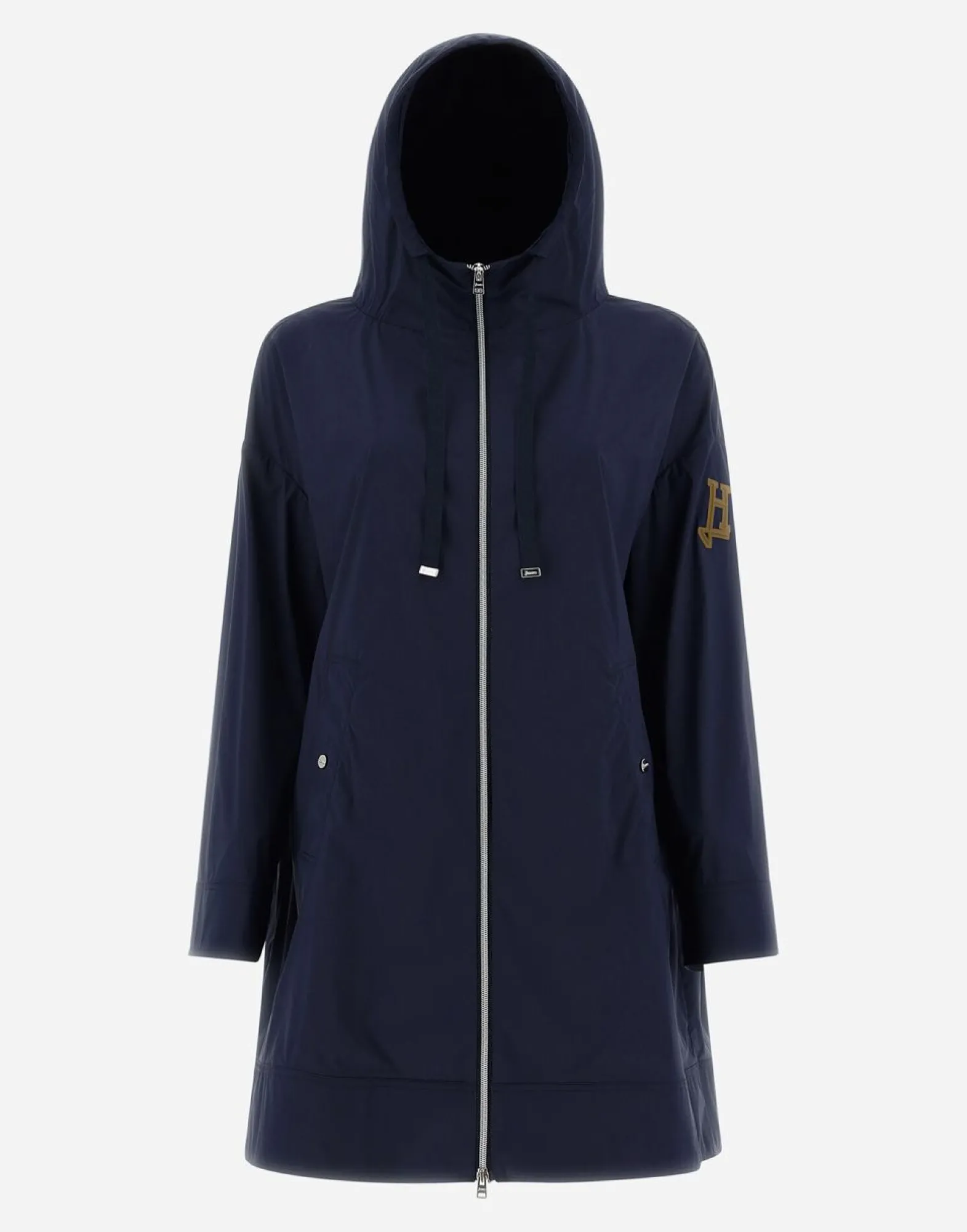 Herno Parka Jacket In Light Nylon Stretch