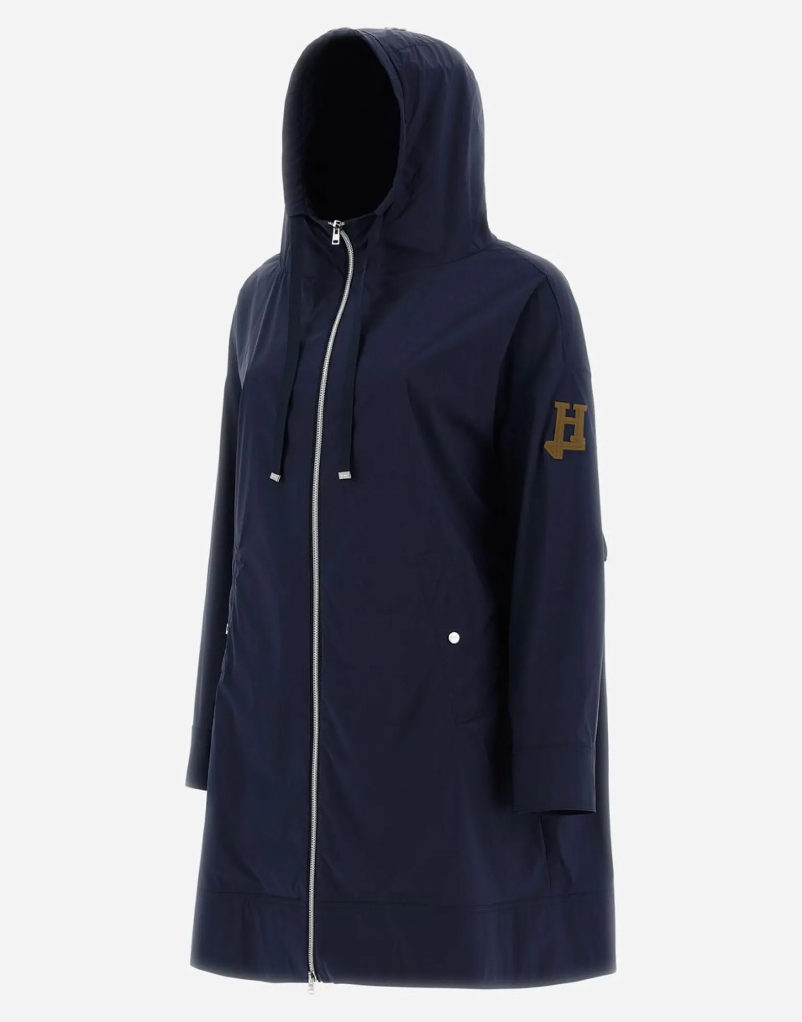 Herno Parka Jacket In Light Nylon Stretch