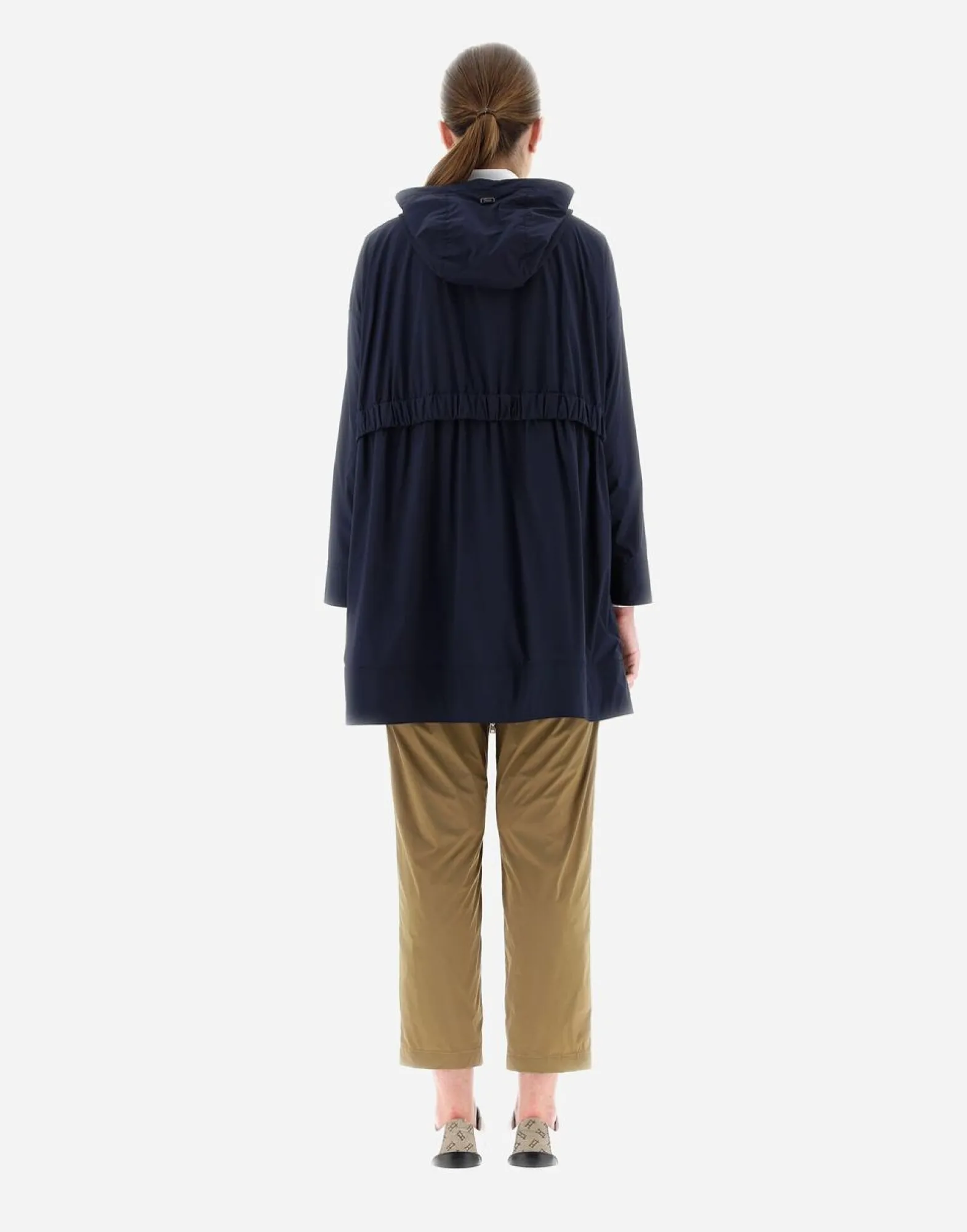 Herno Parka Jacket In Light Nylon Stretch