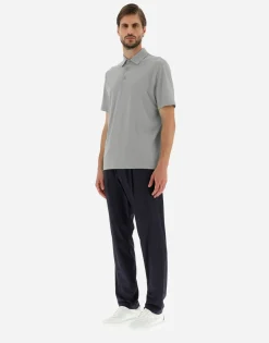 Herno Polo Shirt In Crepe Jersey