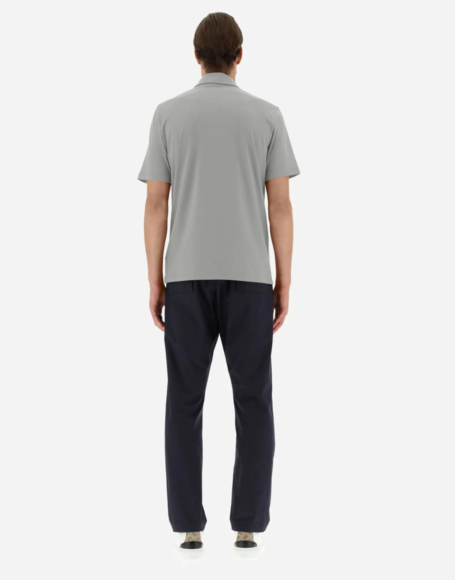 Herno Polo Shirt In Crepe Jersey