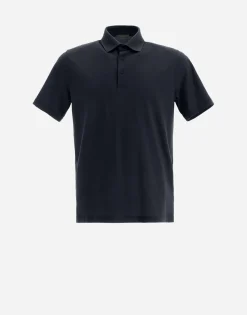 Herno Polo Shirt In Crepe Jersey