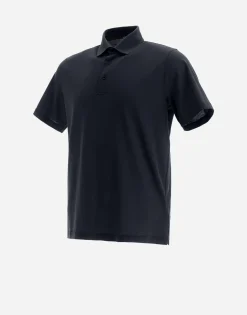 Herno Polo Shirt In Crepe Jersey