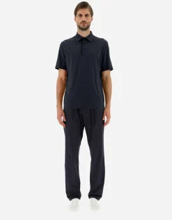 Herno Polo Shirt In Crepe Jersey
