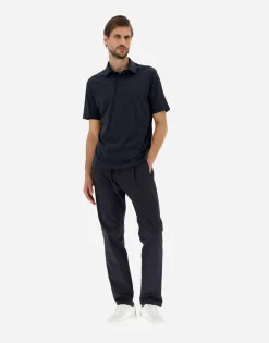 Herno Polo Shirt In Crepe Jersey