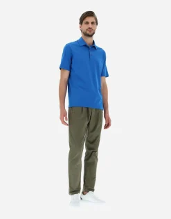 Herno Polo Shirt In Crepe Jersey