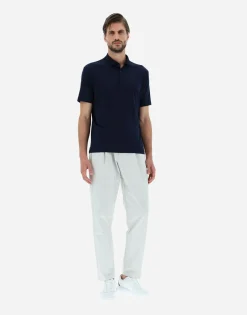 Herno Polo Shirt In Silk Jersey