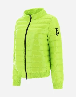 Herno Quilted Bomber Jacket In Gloss